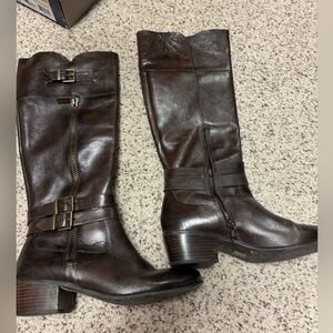 Arturo Chiang Leather Riding Boots
